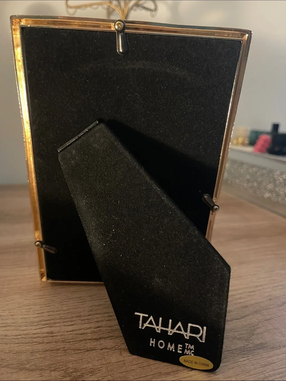 Tahari Gold Frame Abstract Wall Art - 4X6